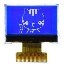 36P COG 12864 LCD ST7565R IC 3.3V Blue Backlight