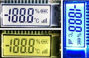 13P TN Positive 3-1/2 Digits Segment LCD Backlight