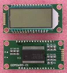6-Digits Segment LCD Module PCF8576 IC Backlight