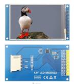 4.0 inch HD 8Bit TFT LCD Module ST7796S TP