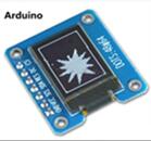 Arduino 0.71 inch 7P SPI White OLED SSD1306 48*64