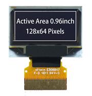 IPS 0.96 inch 30P White OLED Screen SSD1306 IC 128*64 (12MM FPC)
